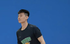 遼寧隊(duì)訓(xùn)練，王嵐嵚張峻豪在陣，代彥龍隨隊(duì)，楊鳴單車訓(xùn)練。
